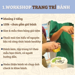 Workshop Private 1-2 người (chưa gồm giá bánh)