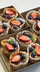 Sugarfree Yogurt Burnt Cheesecake set 6