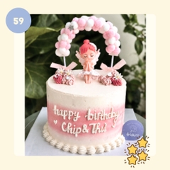 Bánh kem Búp Bê - Mẫu 59 - đặt trước từ 3 tiếng