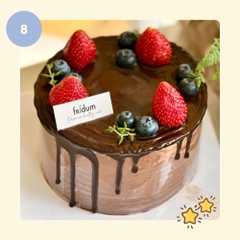 Bánh kem DOUBLE CHOCO - Mẫu 08 - đặt trước từ 3 tiếng