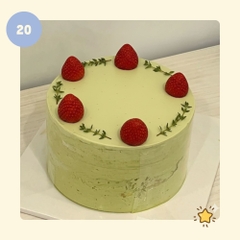 Bánh kem MATCHA - Mẫu 20 - đặt trước từ 3 tiếng