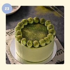 Bánh kem MATCHA - Mẫu 23 - đặt trước từ 3 tiếng