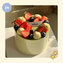 Bánh kem MATCHA - Mẫu 24 - đặt trước từ 3 tiếng