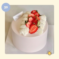 Bánh kem VANILA DÂU - Mẫu 39 - đặt trước từ 3 tiếng