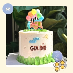 Bánh kem Xe bong bóng - Mẫu 62 - đặt trước từ 3 tiếng