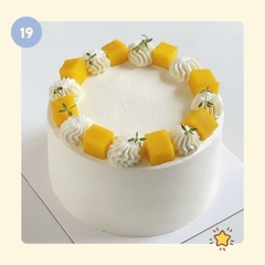 Bánh kem XOÀI DỪA - Mẫu 19 - đặt trước từ 3 tiếng