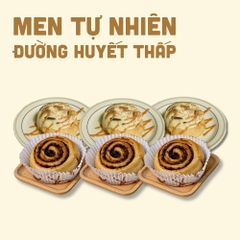 Quế cuộn Truyền thống Caramel - Men tự nhiên Sourdough Ủ 20h Đường huyết thấp
