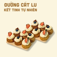 Set Quà Trang Trí Su Kem Vani Nguyên Cám - kèm Ruy Băng, Nến, Thiệp