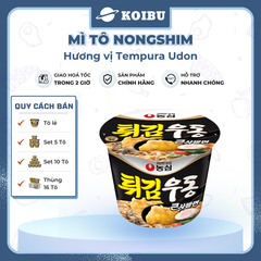 NONGSHIM - Mì tô Nongshim hương vị Tempura Udon, Mì tô Udon Tempura Nongshim, Mì Nongshim Hàn Quốc - 111g/tô - 00549