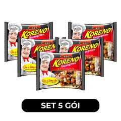 PALDO - Mì trộn tương đen Koreno Jjajangmen, Mì Koreno Jjajangmen tương đen, Mì tương đen Hàn Quốc - 115g/gói - 00393