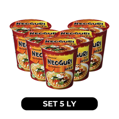 NONGSHIM - Mì ly Neoguri hương vị Hải sản cay, Mì ly hải sản cay Neoguri, Mì Neoguri Hàn Quốc ăn liền - 62g/ly - 00764
