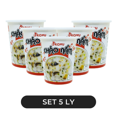 ASUZAC FOODS - Cháo ly chay Asuzac Okayu hương vị Nấm, Cháo nấm ăn liền Asuzac ly, Cháo nấm Okayu Asuzac - 36g/ly - 00579