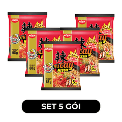 NISSIN - Mì cay Nissin Súp cay Hàn Quốc, Mì Súp cay Hàn Quốc Nissin, Mì Nissin Súp cay Hàn Quốc - 68g/gói - 00367