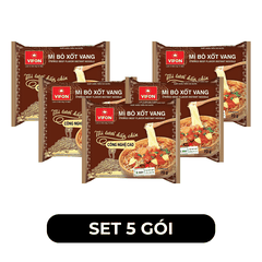 VIFON - Mì tươi Vifon hương vị Bò Xốt Vang - Mì gói Bò xốt vang tươi, Mì tươi Vifon gói - 70g/gói - 00218