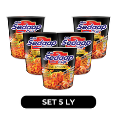 SEDAAP - Mì trộn Sedaap ly vị gà cay Hàn Quốc (ly đen), Mì Sedaap ly trộn gà cay Hàn Quốc, Mì ly trộn Sedaap gà cay Hàn Quốc, Mì xào Sedaap gà cay Hàn Quốc - 81g/ly - 00287