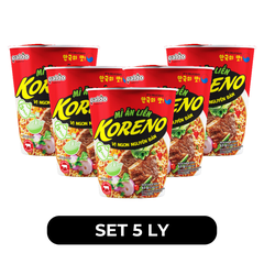 PALDO - Mì ly Koreno vị Bò cay, Mì ly Bò cay Koreno Hàn Quốc, Koreno mì ly bò cay - 65g/ly - 00186