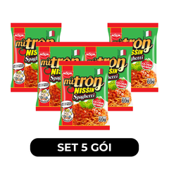 NISSIN - Mì trộn Nissin Spaghetti vị cà chua bò bằm, Mì Spagheti cà chua bò bằm, Mì trộn Spaghetti - 69g/gói - 00511