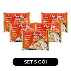 VIFON - Cháo yến Long Triều (có thịt thật) hương vị Xương hầm rau củ, Cháo yến Vifon xương hầm - 110g/gói - 00250