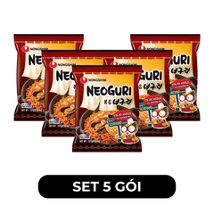 NONGSHIM - Mì xào khô Neoguri Hải sản cay, Mì xào khô Hải sản cay Neguri, Neoguri Seafood & Spicy - 137g/gói - 00443