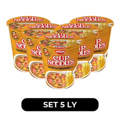 NISSIN - Mì ly Cup Noodles Cua sốt cay Singapore, Mì ly Cua xốt cay Singapo Cup Noodles, Mì Nissin ly - 71g/ly - 00373