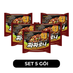 SAMYANG FOOD - Mì trộn Samyang Chacharoni hương vị Tương tàu, Mì tương tàu dầu olive Samyang Chacharoni - 140g/gói - 00429