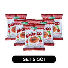 PANZANI - Mì Ý ăn liền không chiên Pasta-go hương vị Cà chua bò bằm, Mì Ý cà chua bò bằm ăn liền - 105g/gói - 00625