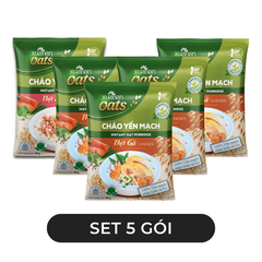 XUANAN - Cháo yến mạch Xuân An hương vị Rau nấm, Cháo yến mạch Rau nấm Xuân An, Cháo chay rau nấm - 40g/gói - 00671