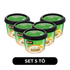 ASIAFOODS - Cháo tô tổ yến Asim hương vị Đậu xanh thịt bằm nấm đùi gà (có gói tổ yến thật), Cháo Asim - 100g/tô - 00681