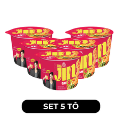 OTTOGI - Mì tô Jin hương vị Cay, Mì Cay Jin tô, Mì tô Jin Cay, Mì tô Hàn Quốc, Mì tô Ottogi ăn liền - 110g/tô - 00034