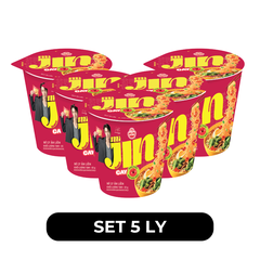 OTTOGI - OTTOGI - Mì ly Jin hương vị cay, Mì cay Jin ly , Mì ly Jin cay, Mì ly Hàn Quốc, Mì ly Ottogi ăn liền - 65g/ly - 00193