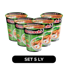 MASAN - Mì ly OMACHI KHÔNG THỊT vị Tôm Chua Cay  - Mì ly ăn liền không thịt Omachi, Mì ly khoai tây Omachi, Mì ly healthy không chiên Omachi - 66g/ly - 00110