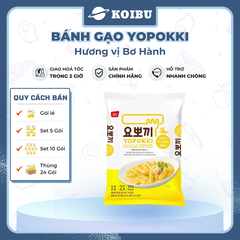YOUNG POONG - Tokbokki Hàn Quốc Yopokki hương vị Bơ hành, Tokbokki  Yopokki, Bánh gạo Yopokki Hàn Quốc 240g/gói - 00873