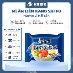 KANG SHI FU - Mì Kang Shi Fu hương vị Hải sản, Mì Kang Shi Fu ăn liền, Mì ăn liền Trung Hoa - 98g/gói - 00747
