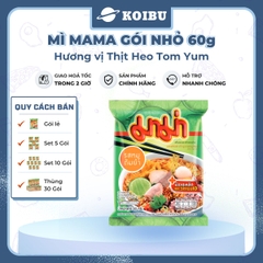 MAMA - Mì Mama gói nhỏ hương vị Thịt heo Tomyum, Mama mì thịt heo Tomyum Mama, Mì Ma Ma Thái Lan - 55g/gói - 00840