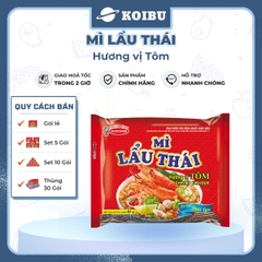 ACECOOK - Mì lẩu Thái Tôm, Mì ăn liền lẩu thái Tôm, Mì lẩu Thái hương vị Tôm, Mì Thế giới mì Acecook - 81g/gói - 00031