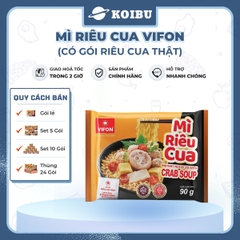 VIFON - Mì Vifon hương vị Riêu cua (có gói riêu cua thật), Vifon mì riêu cua Vifon, Mì Vifon riêu cua - 00812