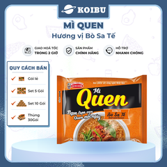 ACECOOK - Mì Quen hương vị Bò sa tế, Mì Quen bò sa tế, Mì Quen bò sate, Acecook Mì Queen Acecook - 82g/gói - 00846