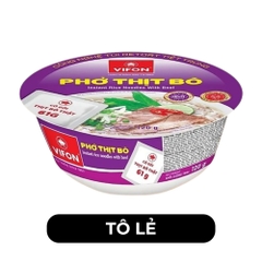 VIFON - Phở Vifon tô có gói thịt thật vị Bò, phở bò tô Vifon, phở Vifon tô ăn liền, phở tô Vifon - 120g/tô - 00174