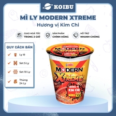 ACECOOK - Mì ly Modern Xtreme hương vị Kim chi, Mì Kim chi Modern Xtreme ly, Mì Modern Extreme ly ăn liền - 65g/ly - 00013