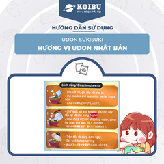 ACECOOK - Mì Udon Sưkisưki hương vị Udon Nhật Bản, Mì udon Suki Acecook, Mì udon Nhật Bản Sưki Sưki - 75g/gói - 00035