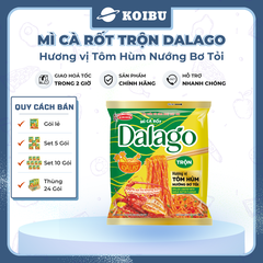 ACECOOK - Mì cà rốt trộn Dalago hương vị Tôm hùm nướng bơ tỏi, Mì Dalago trộn tôm hùm nướng bơ tỏi - 84g/gói - 00015
