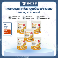 O’FOOD - Rapokki Hàn Quốc O’food hương vị Phô Mai, Tokbokki O'Food, Bánh gạo O'Food Hàn Quốc (146g/gói)