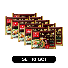 VIFON - Phở trộn Long Triều hương vị Bò Tái Lăn - Phở trộn bò tái lăn, Phở Long Triều - 90g/gói - 00506