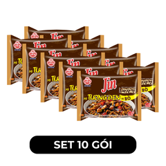OTTOGI - Mì nấu Jin hương vị trộn Tương đen bò, Mì trộn tương đen bò Jin, Mì trộn Jin tương đen bò - 135g/gói - 00528