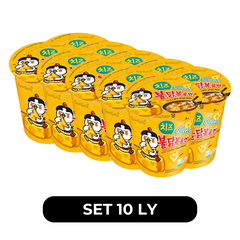 SAMYANG - Mì ly khô gà cay Samyang hương vị Gà Cay Phô mai, Mì ly gà cay phô mai Samyang Hàn Quốc - 80g/ly - 00411