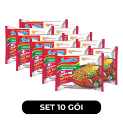 INDOFOOD - Mì xào khô Indomie Goreng vị Sườn, Mì Indomie vị Sườn, Mì xào Indomie, Mì Indomie Indonesia - 80g/gói - 00084