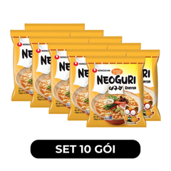 NONGSHIM - Mì Neoguri Hải sản không cay, Mì Hải sản không cay Neguri, Mì Neoguri Saefood & Mild - 120g/gói - 00432