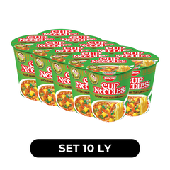 NISSIN - Mì ly Cup Noodles Sườn chanh Thái Lan, Mì ly Sườn chanh Thái Lan Cup Noodles, Mì Nissin ly - 74g/ly - 00374
