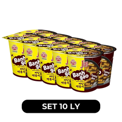 OTTOGI - Bánh gạo ly Jin hương vị Tương Đen, Bánh gạo tương đen Jin ly, Bánh gạo Ottogi Hàn Quốc - 82g/ly - 00562