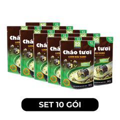 SG FOOD - Cháo tươi SG Food hương vị Lươn đậu xanh, Cháo tươi lươn đậu xanh ăn liền SG Food - 240g/gói - 00633
